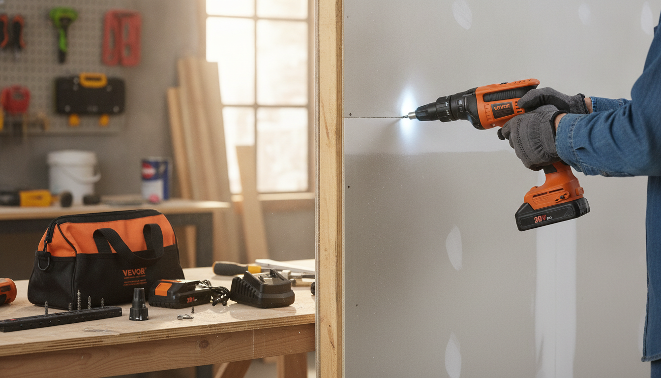 20V Brushless Drywall Screw Gun: 4200 RPM + LED