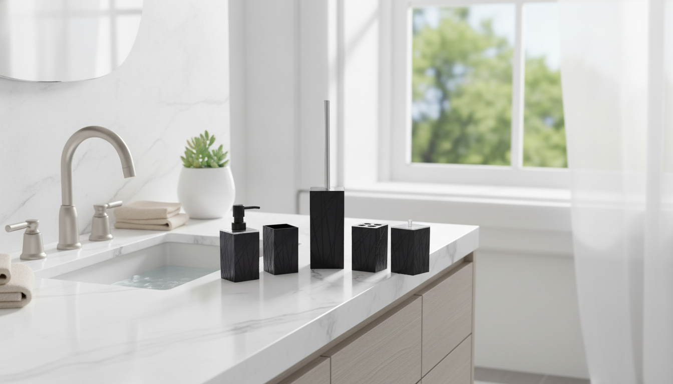 A Clean Vanity Upgrade: Creative 6-Piece Bathroom Set