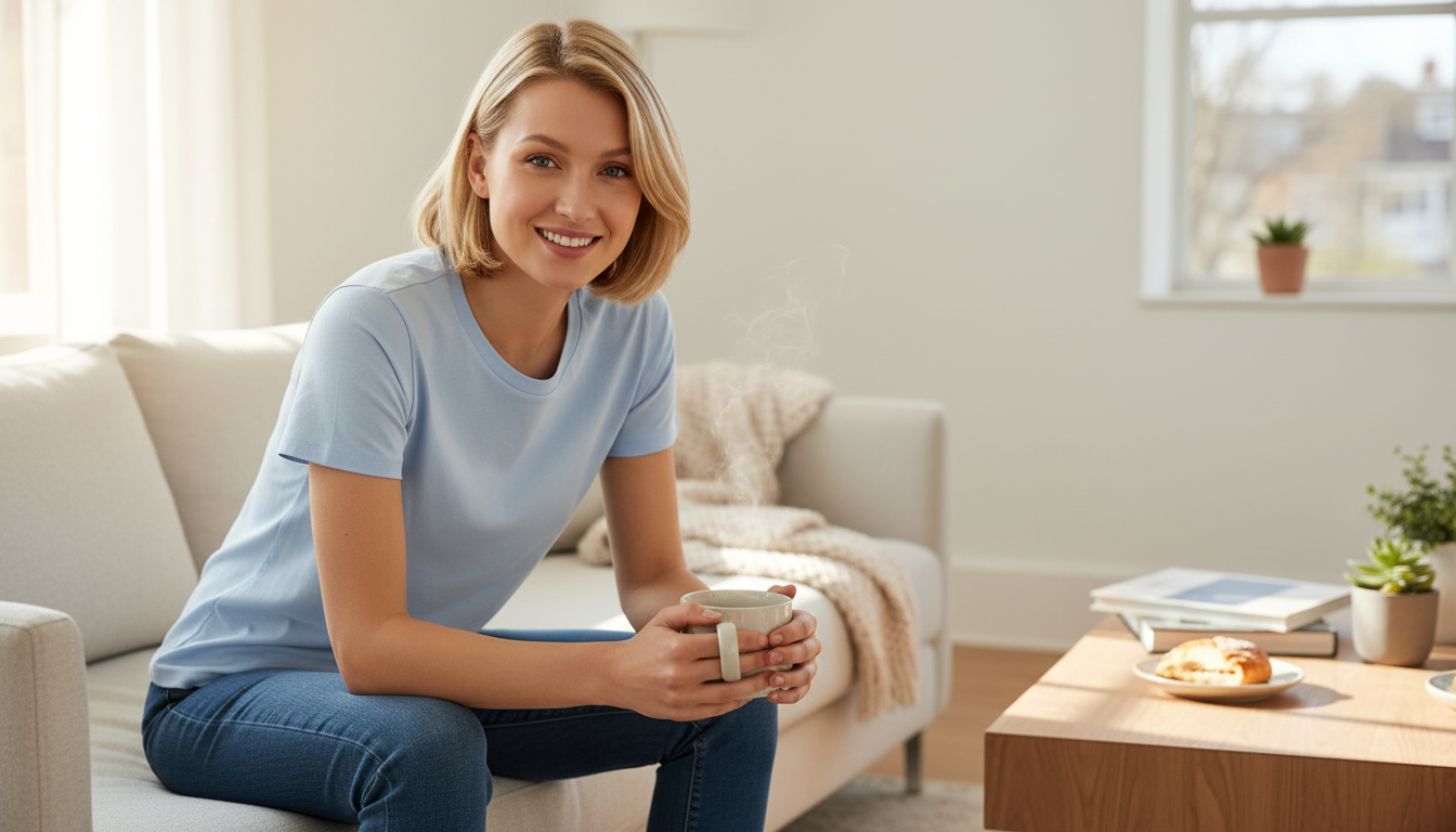Guess Women’s Light Blue Tee: Fresh, Easy Everyday Looks
